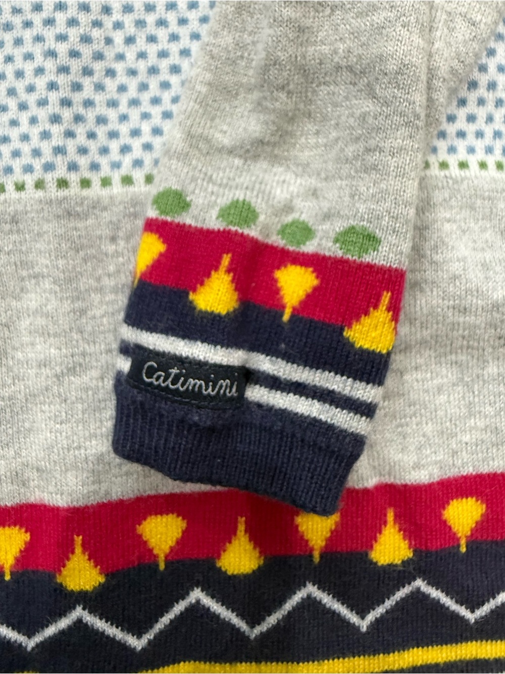 Catimini Girls 3T Sweater Dress - Picture 3 of 6